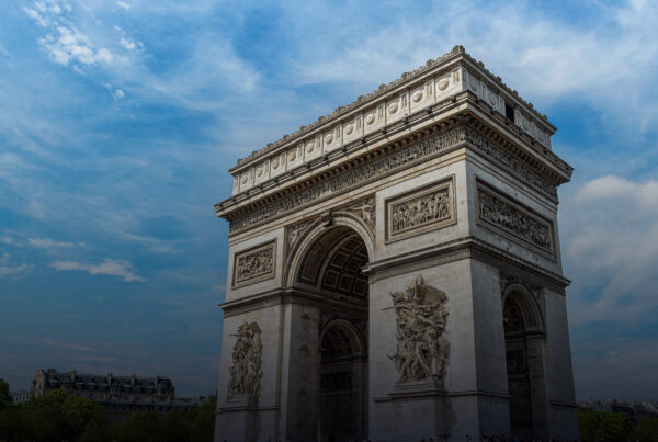 The Arc de Triomphe in Paris