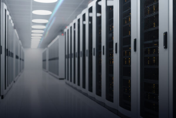 Hall full of server racks