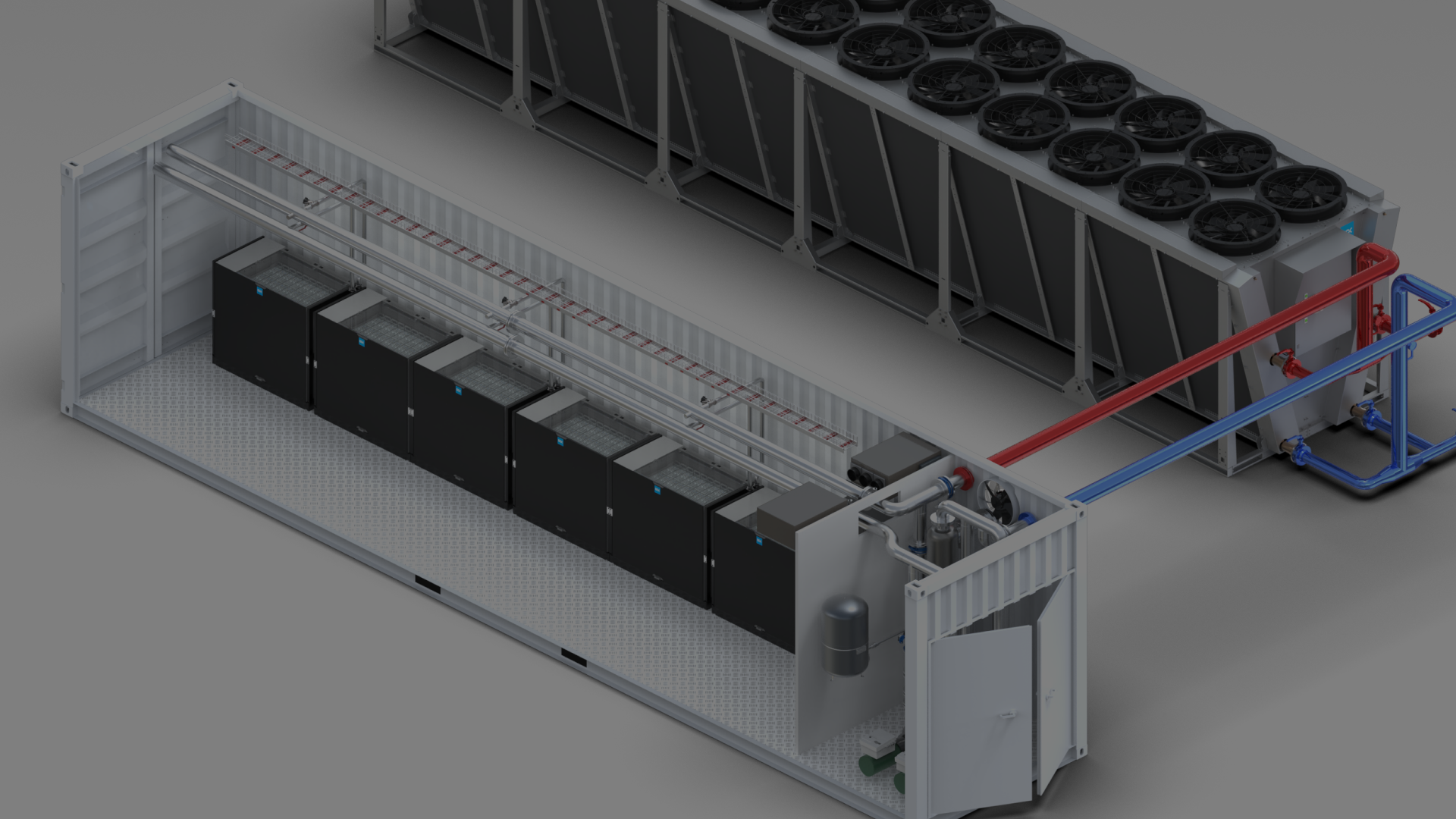 Immersion cooling by DCX